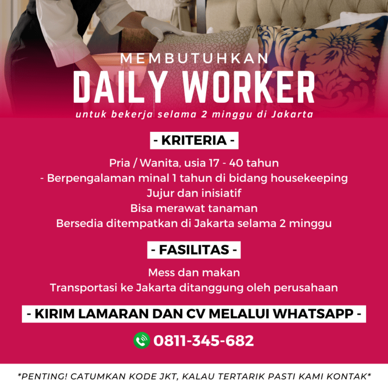 Lowongan Kerja Daily Worker di Global Jejaring Indonesia LokerBandung.id