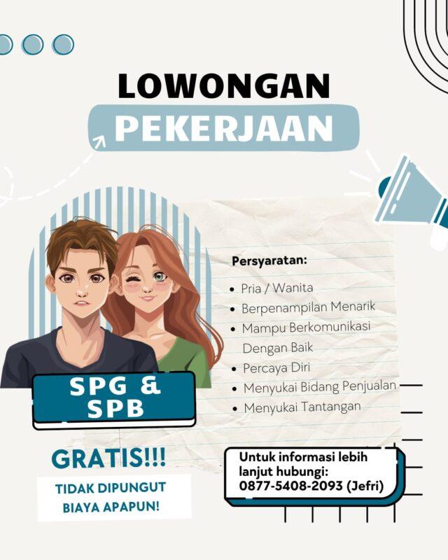 Lowongan Kerja SPG & SPB di PT. Indo Junior Grup - LokerBandung.id